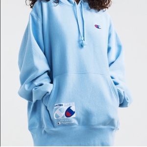 Champion Baby blue hoodie